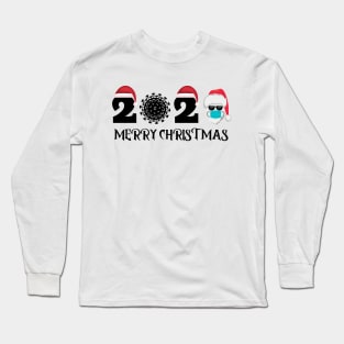 Merry Christmas Quarantine Long Sleeve T-Shirt